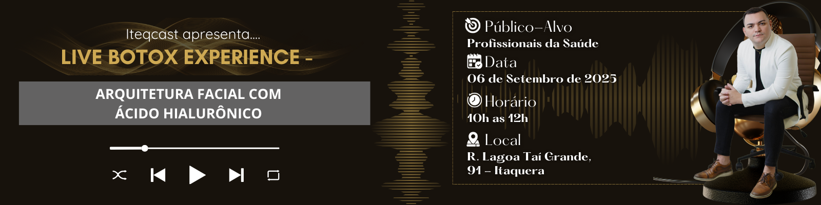 Live Botox Experience: Reposicionamento facial com preenchedores absorvíveis - versão desktop